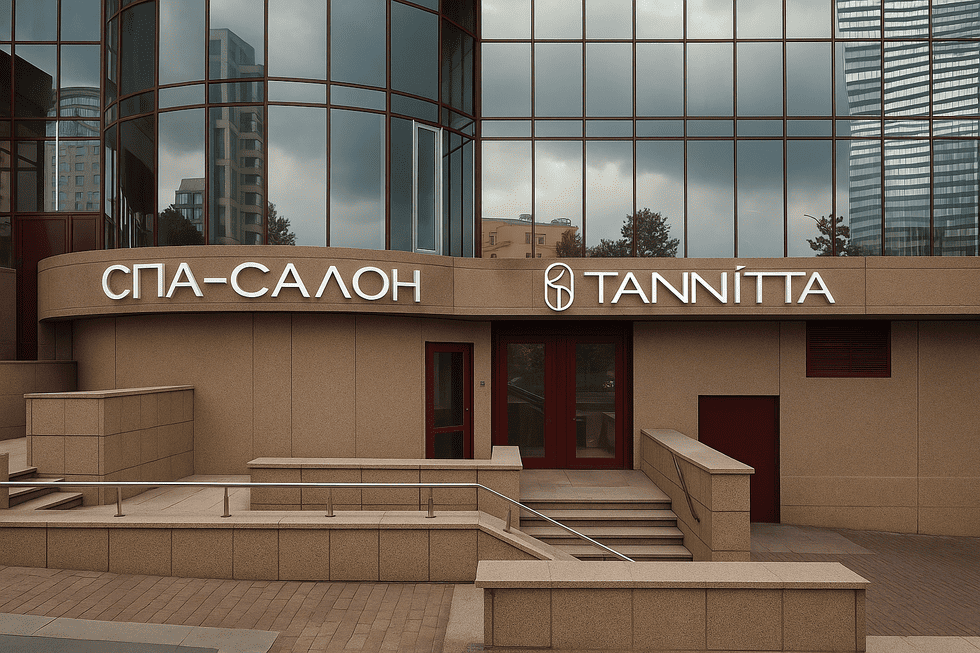 Оформление фасада и изготовление наружной вывески для СПА-салона