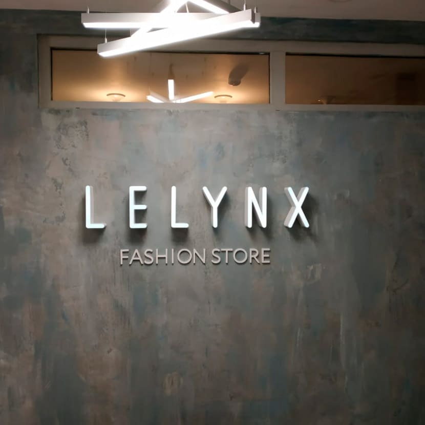 Производство стильных объемных букв LELYNX FASHION STORE под ключ! 