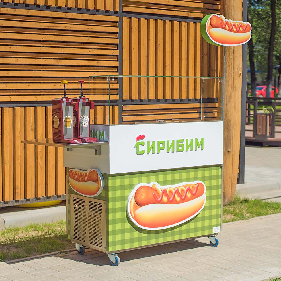 Оформление передвижных торговых точек общепита